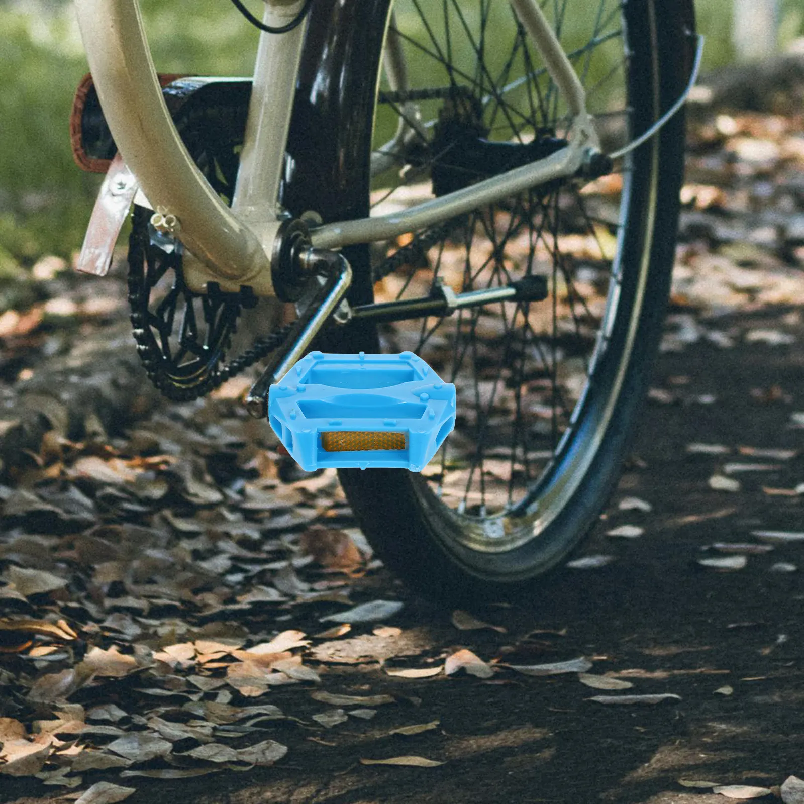 

1Pair Bike Pedals Heavy Duty Plastic Iron Construction Wide Anti Skid Surface for Mountain Bicycle Cycling Accessories
