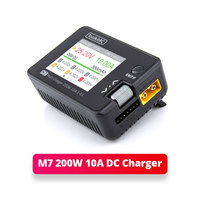 ToolkitRC M7 200W 10A Balance Charger Discharger With ADP100 for 1-6S Lipo Battery Voltage Servo Checker Receiver Signal Test