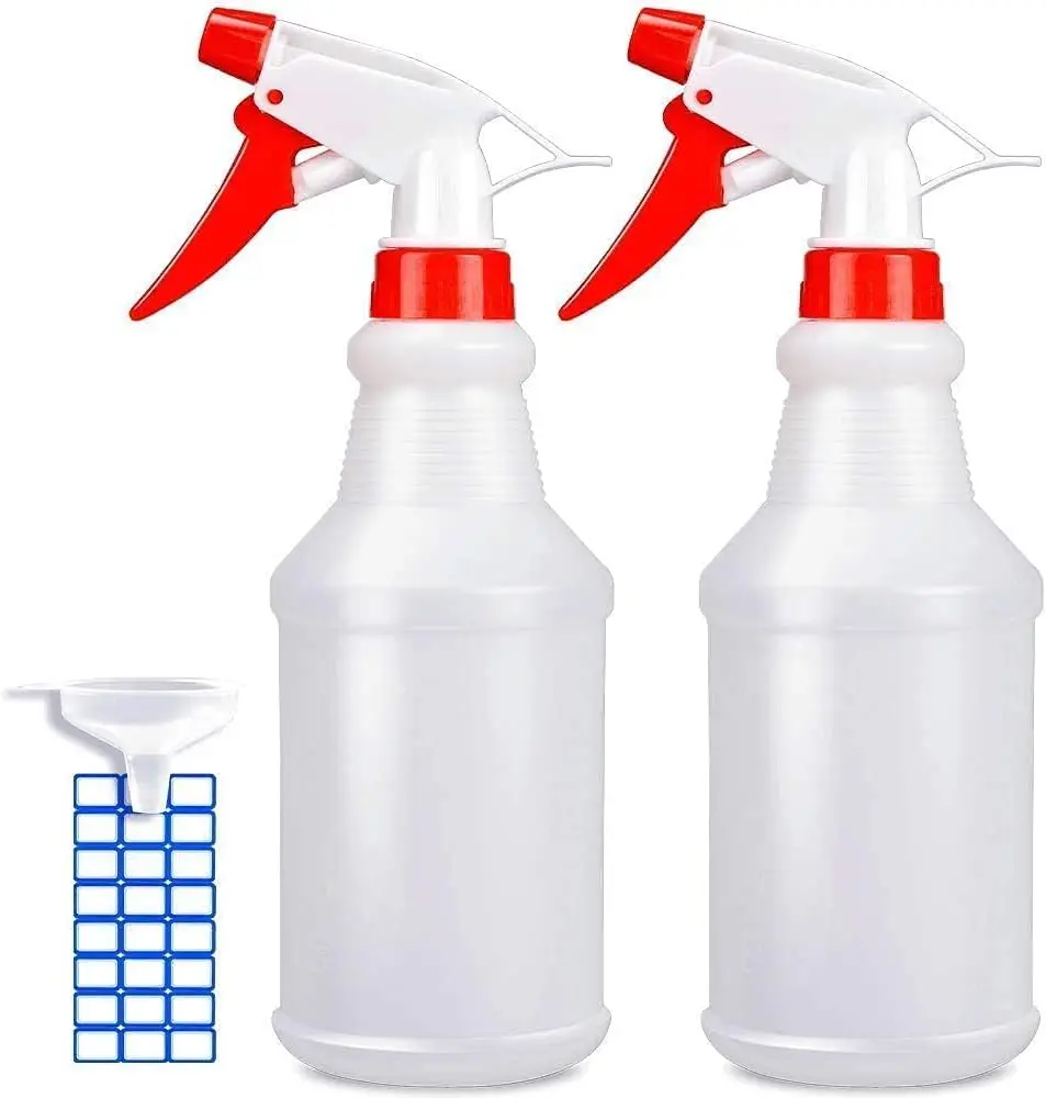 

Adjustable 16oz Spray Bottles (2-Pack) - No Leak, Clog-Free for Cleaning, Plants, Pets & DIY