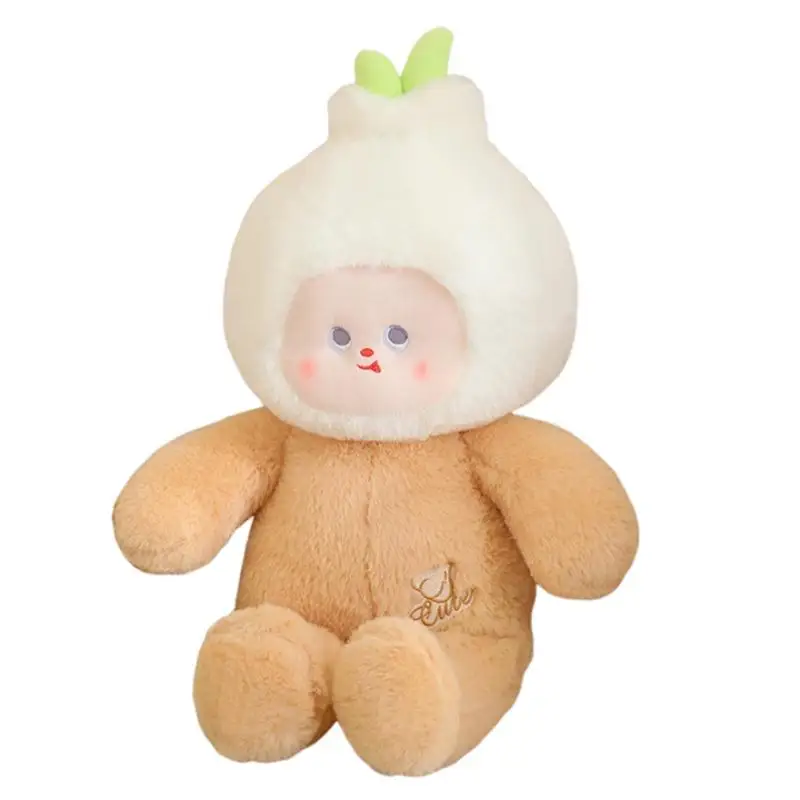 

Soft Plush Toy Garlic Head Collectible Toy Comfortable Home Decor Doll Stuffed Doll Plush Toy Stuffed Toy for Bedroom Living gif