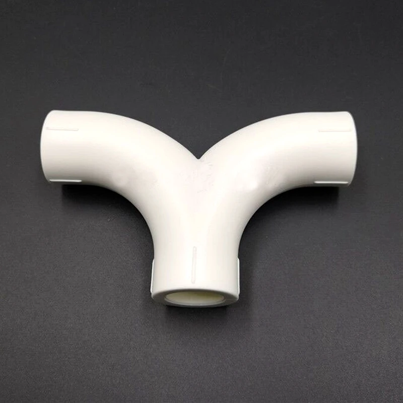 10pcs Inner 20mm 25mm PPR Pipe Downstream Tee Connector Big Flow Home Water Pipe Y-type 3-Way Splitters Plumbing Tube Fittings