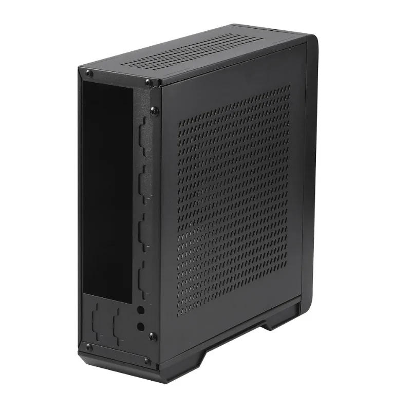 Boîtier hôte HTPC pour ordinateur Mini ITX, contrôle industriel, adapté aux entreprises de bureau, USB 2.0