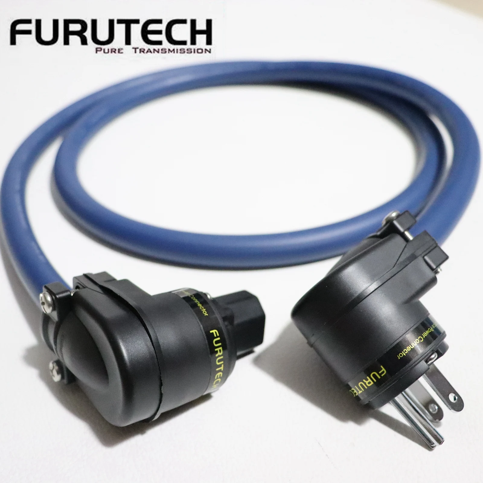 FURUTECH 3ts20 Alpha OCC Conductor HiFi audio speaker Power Cord with Original FI-11 L-Type 90° Elbow Plug made in japan