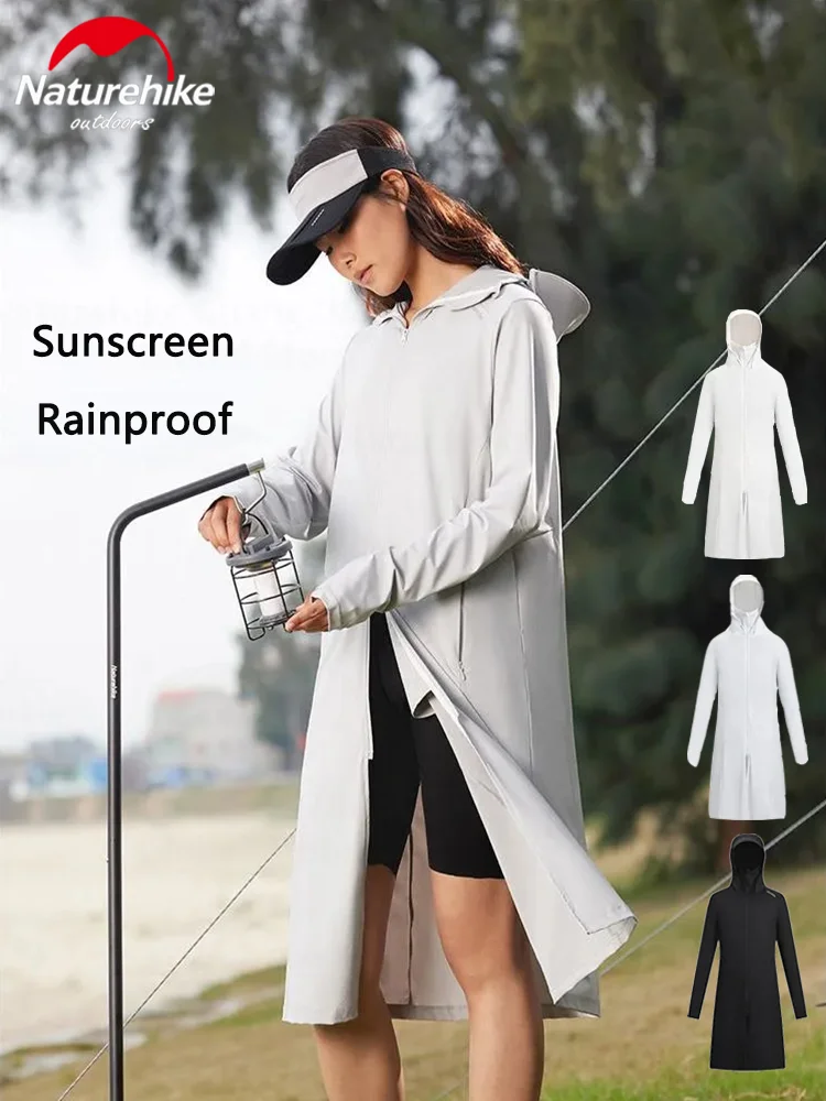 

Naturehike Summer Long Sleeves Sun Protection Clothing Women's Bike Drive Jacket UPF100+ Sportswear Cycling Fishing Sunscreen