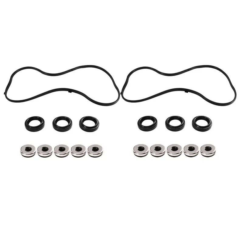 

Valve Cover Gasket Replacement Kit 1Set- Includes 90442P8AA00 12341-RCA-A01 12030-RCA-A01 VS50607R For Honda Civic, Accord CR-V-