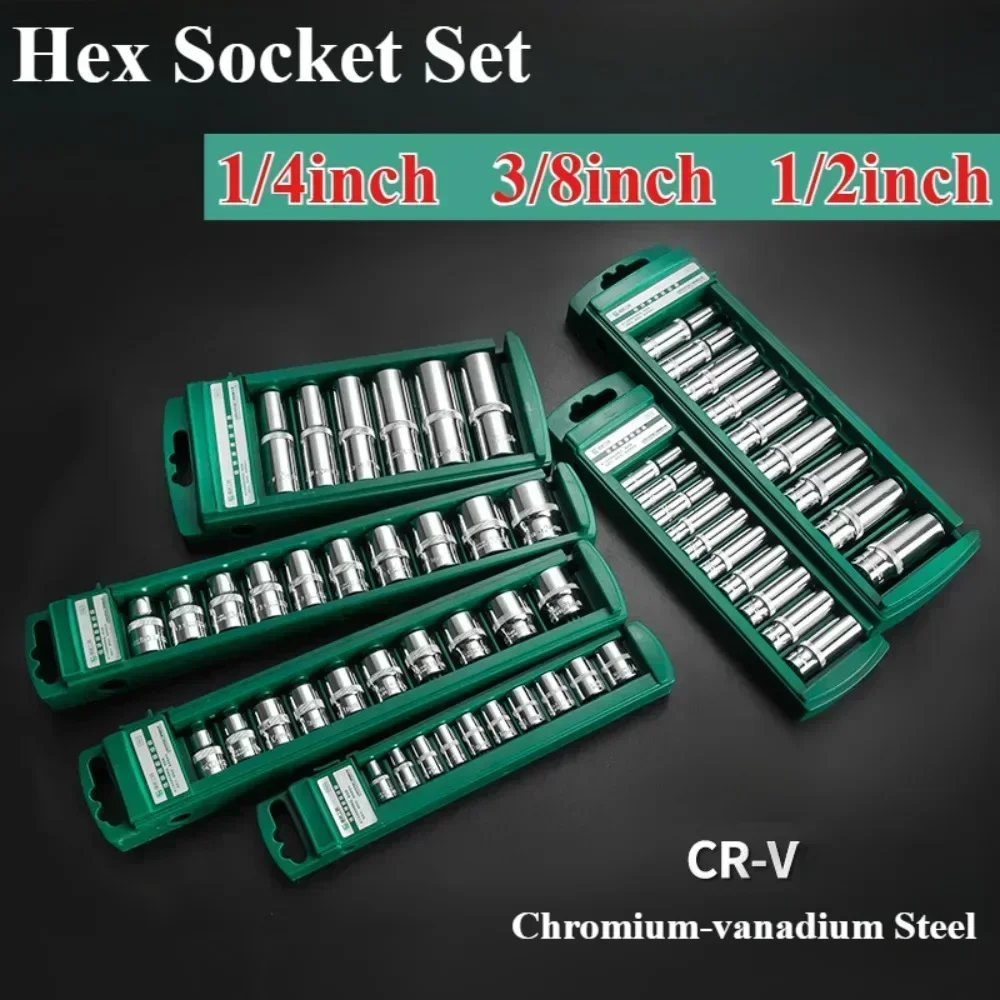 10-9-6pcs-hex-socket-wrench-head-set-1-4-3-8-1-2-inch-drive-socket-set-hex-bit-wrench-ratchet-socket-adapter-nut-removal-tool