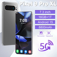 Pixel 9 Pro XL Smartphone 7.3inch Global Version 22G+2TB Snapdragon8 gen4 10core Android15 72+108MP 4G/5G Cellphone Mobile Phone