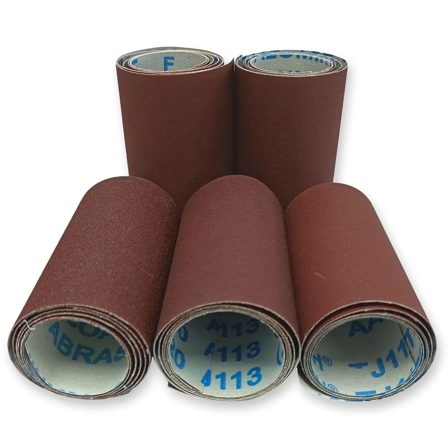 Rollo de papel de lija de óxido de aluminio de grano 60-1000, 1m x 115mm, para lijar y pulir en húmedo/seco.