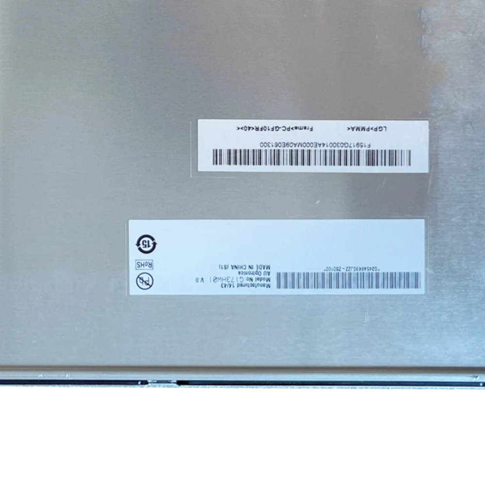 

G173HW01 V.0 1920*1080 17.3 Inch Industrial Control Panel