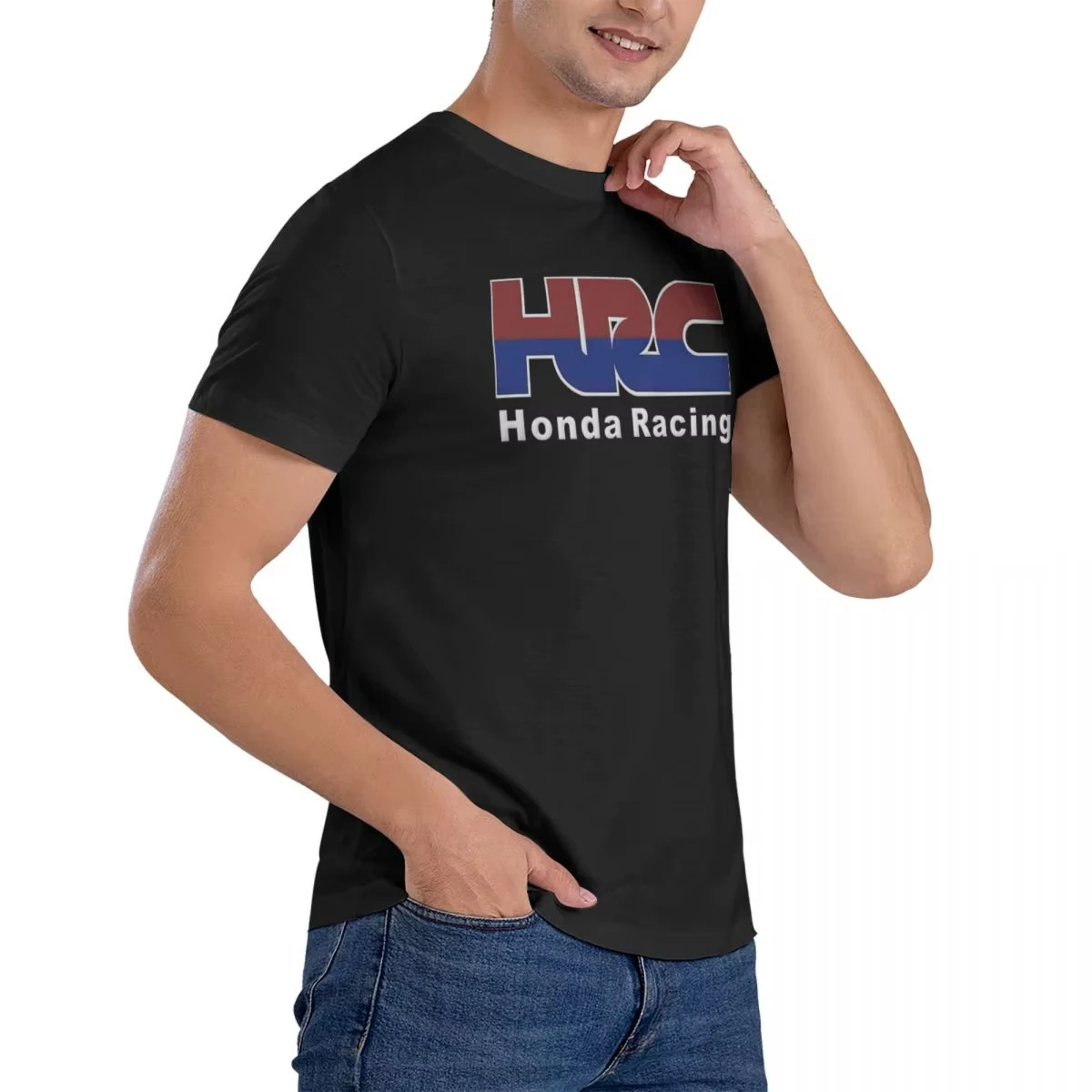 Men's HRC Racing CAR T Shirt HRC Cotton Clothing Short Sleeve O-Neck Tees Oversize Streetwear Casual Comfortable Top Clothing