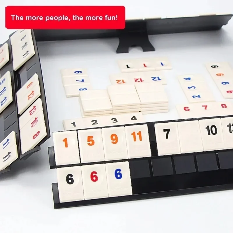 لعبة اللوحة الكلاسيكية من بلاط الروم سريعة الحركة 2-4 أشخاص لعبة جونغ الرقمية الإسرائيلية الأكثر سخونة لعبة الحفلات المحمولة