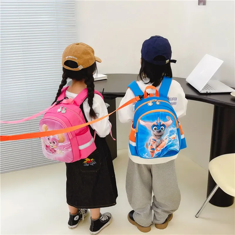 Paw Patrold Cartoon Bag Anime Figure Children Backpack Chase Everest Pattern Cosplay Schoolbag Kids Boys Girls Birthday Gift