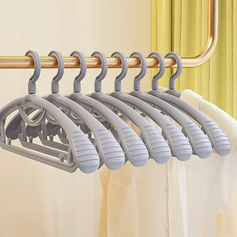 

Вращающаяся вешалка для одежды с широкими плечиками, для домашнего использования, противоскользящая, без следов, для нижнего белья, современная, стильная
