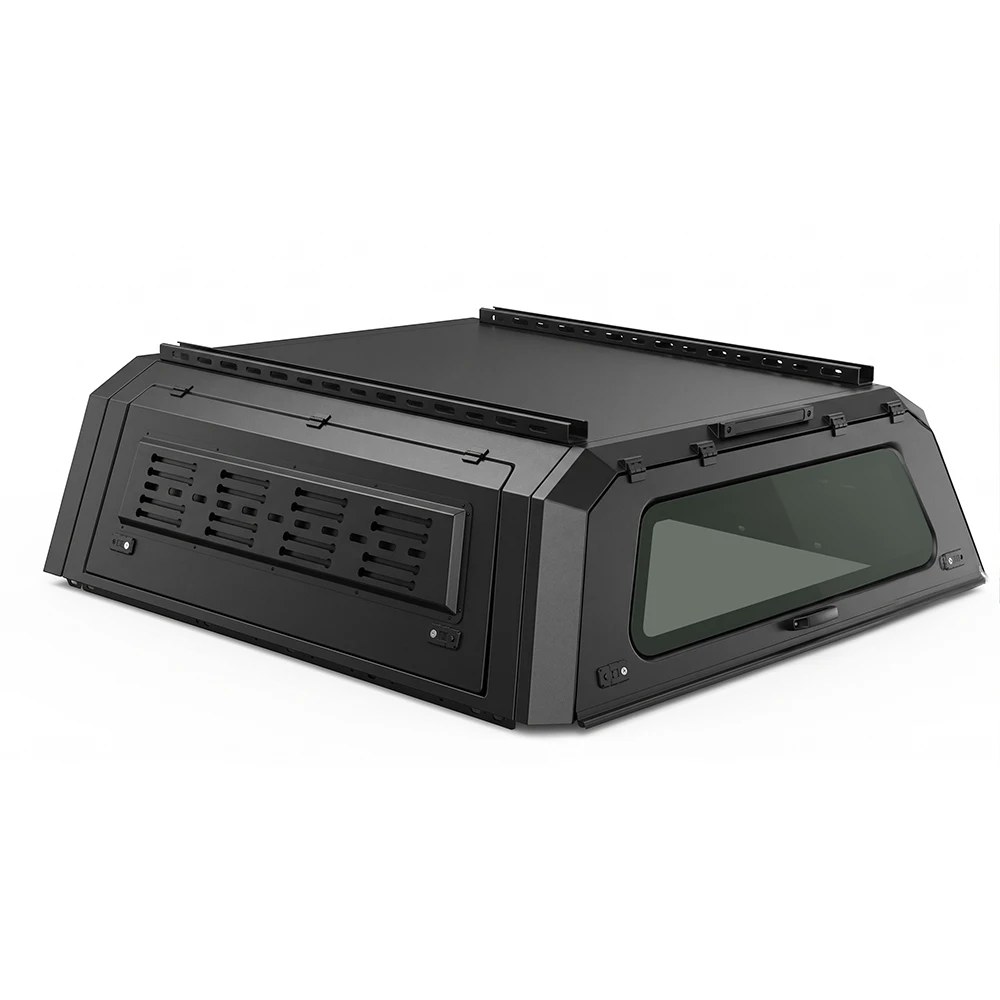 High Quality  Pickup Bed Hardtop with Tempered Glass Rear Door 2-Year Warranty Easy Installation
