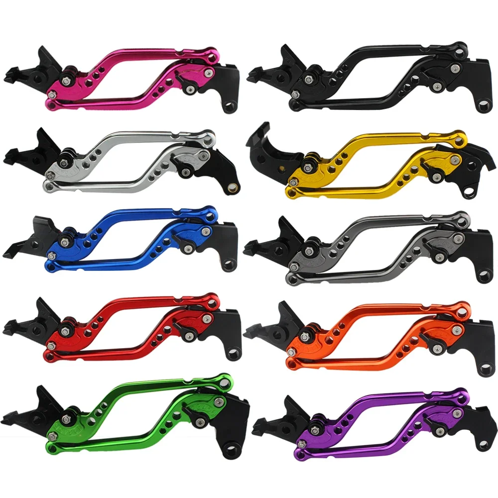 Leviers de frein et d'embrayage longs à 3 trous pour moto, 7/8 pouces, pour Kawasaki ZX 7R/7RR, ZX1100/ZX-11, ZG1000 CONCOURS, ZX9, ZRX1100/1200, ZZR1200