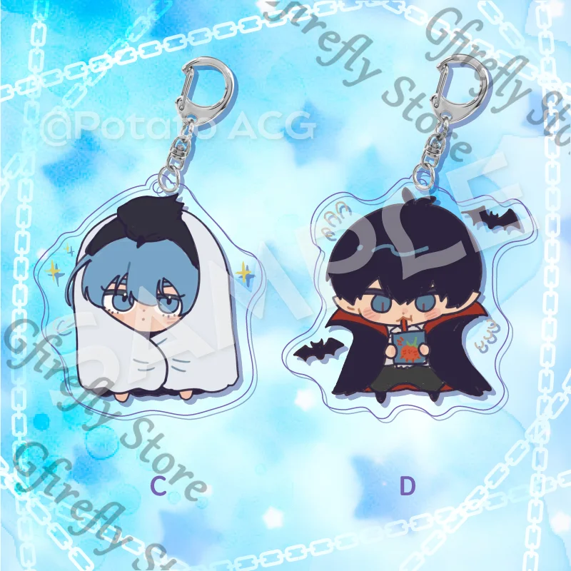 

BLUE LOCK Hiori You Niko Ikki Cosplay Acrylic Ornaments Keychain Hallowmas Keyring Anime Decoration Nagi Seishiro Mikage Reo