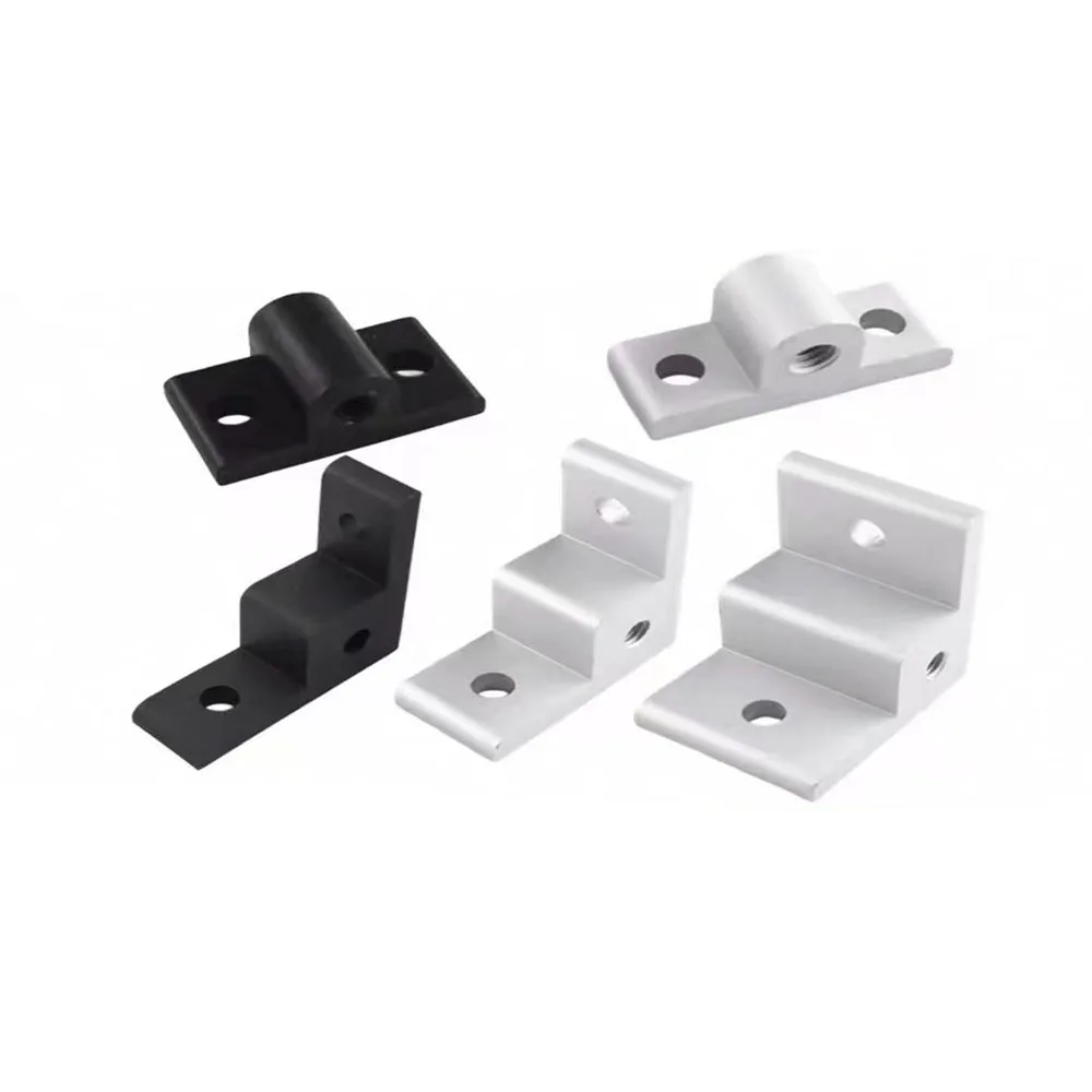 

Aluminum Profile Sheet Fixing Parts Foot Wheel Connecting Right Angle Extruded Corner Codes Panel Spacing Blocks