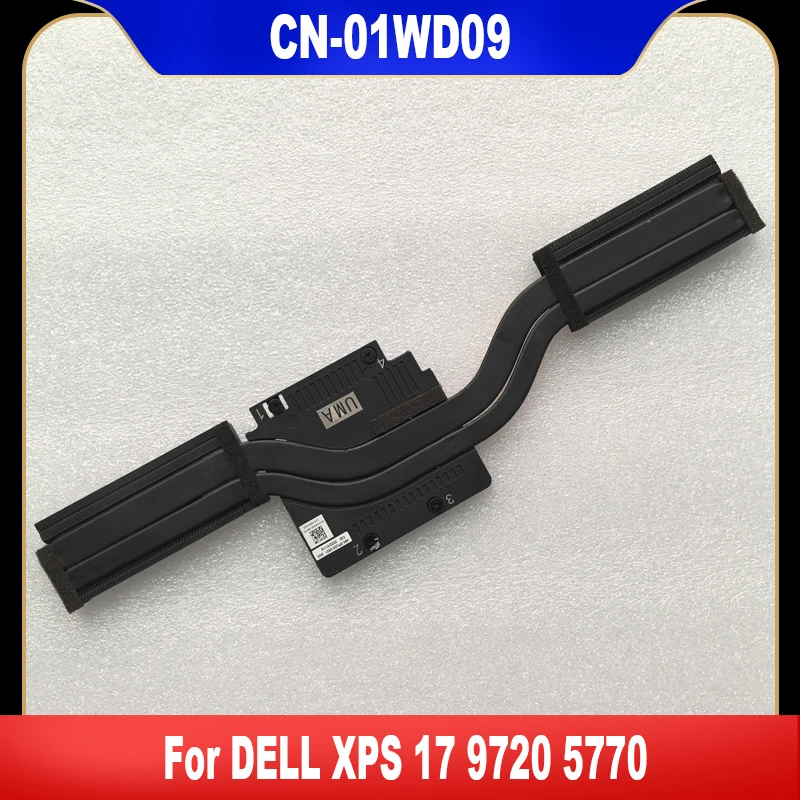 

01WD09 новый оригинальный радиатор для ноутбука DELL XPS 17 9720 5770 встроенная графика 1WD09 CN-01WD09 высокое качество