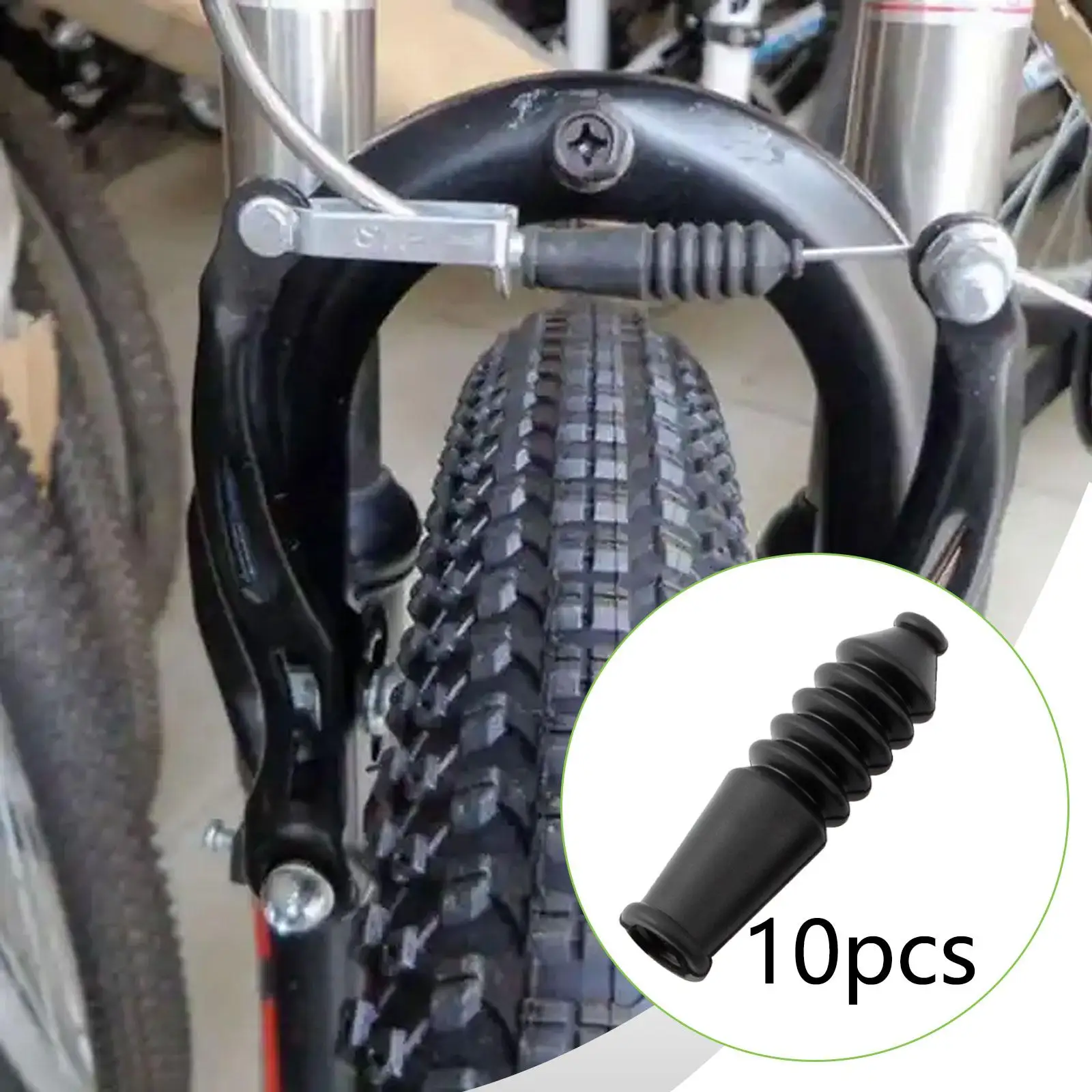 

10 Pcs Rubber Brake Cable Sleeves, Easy Installation, Replacement, Heavy Duty