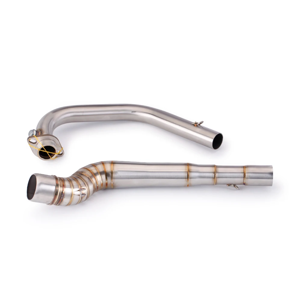 Motorcycle Exhaust System Muffler Escape Moto Modify Slip On Front Link Pipe Connect 51MM Muffler Tube For Suzuki RAIDER R150