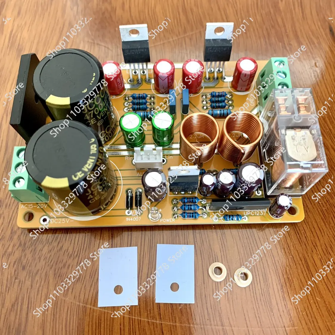Fever Power Amplifier Board 2.0 Channel Stereo HIFI Audio DIY Power Amplifier Vocal Durable view 3