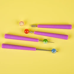 4 Pieces Diamond Bead Drill Hole Puncher Glass Plastic Metal Wood Bead Hole Puncher Bead Drill DIY Jewelry Making Tool