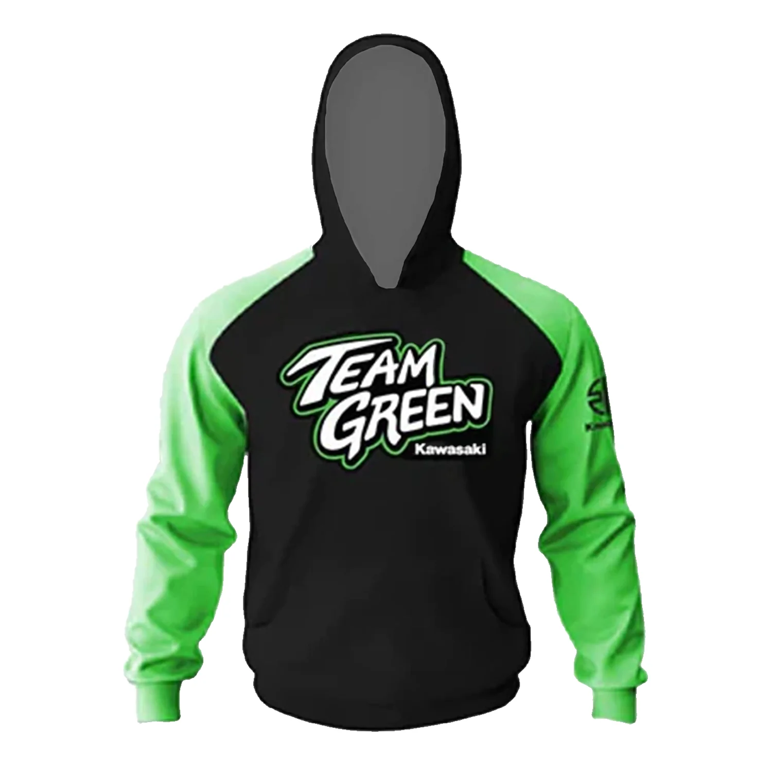 

Kawasaki Team Green Hoodie Adult Streetwear Hooded Unisex Motorcycle Sweatshirts Pullovers Tracksuit Clothing
