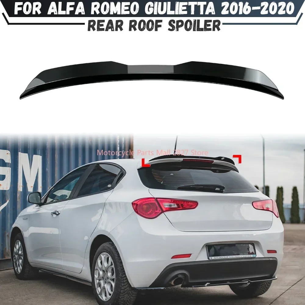 For Alfa Romeo Giulietta 2016 2017 2018 2019 2020 Car Tail Wing Decoration ABS Hatchback Spoiler Car Lip Spoiler