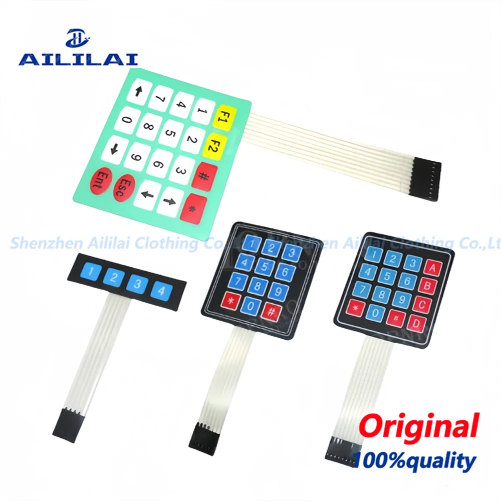 4 12 16 20 Key 1*4 4*3 4*4 4*5 Membrane Switch Keypad 1x4 3x4 4x4 4x5 Matrix Array Matrix keyboard for arduino smart car new