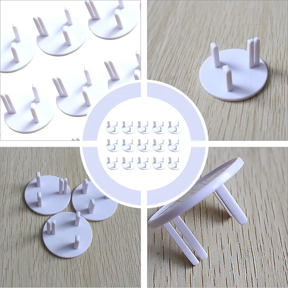 

15Pcs Plug Cover Baby Safety Outlet Protector ABS Hard Grip Resistant Socket Cover Leakage Fire Dust Moisture