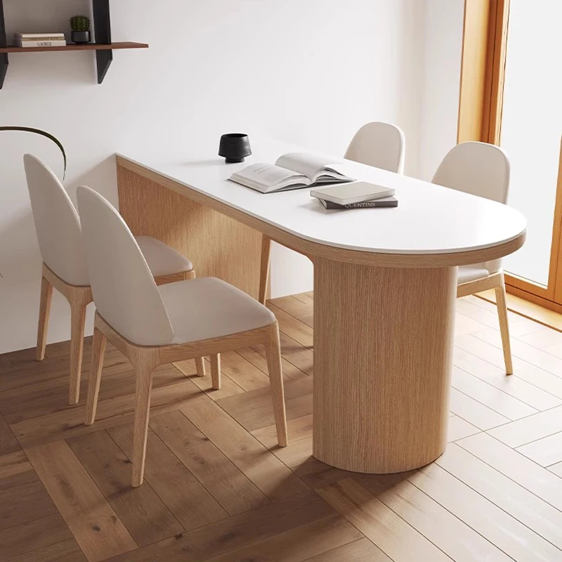 Minimalism Extending Dining Table Conference Conference Balcony Luxury Cheap Dining Table Clean Mesas De Comedor Home Furniture