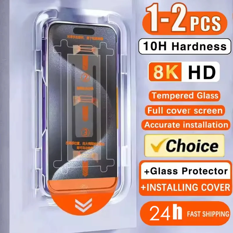For Samsung S24 S25 Ultra Tempered Glass A54 A55 A51 A52 A53 5G A26 A71 A73 Film Galaxy S23 S22 S21 S20 FE Plus Screen Protector