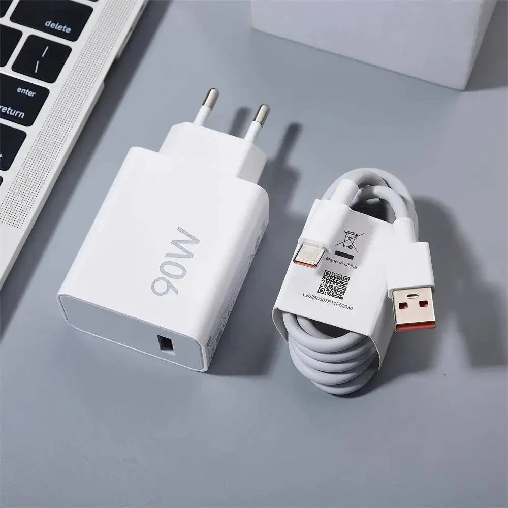 Ładowarka Xiaomi 90W EU Turbo Charge USB Type C Kabel Adapter Mi 15 14 13 Pro Ultra Redmi Note POCO MIX Flip — zdjęcie produktu 5