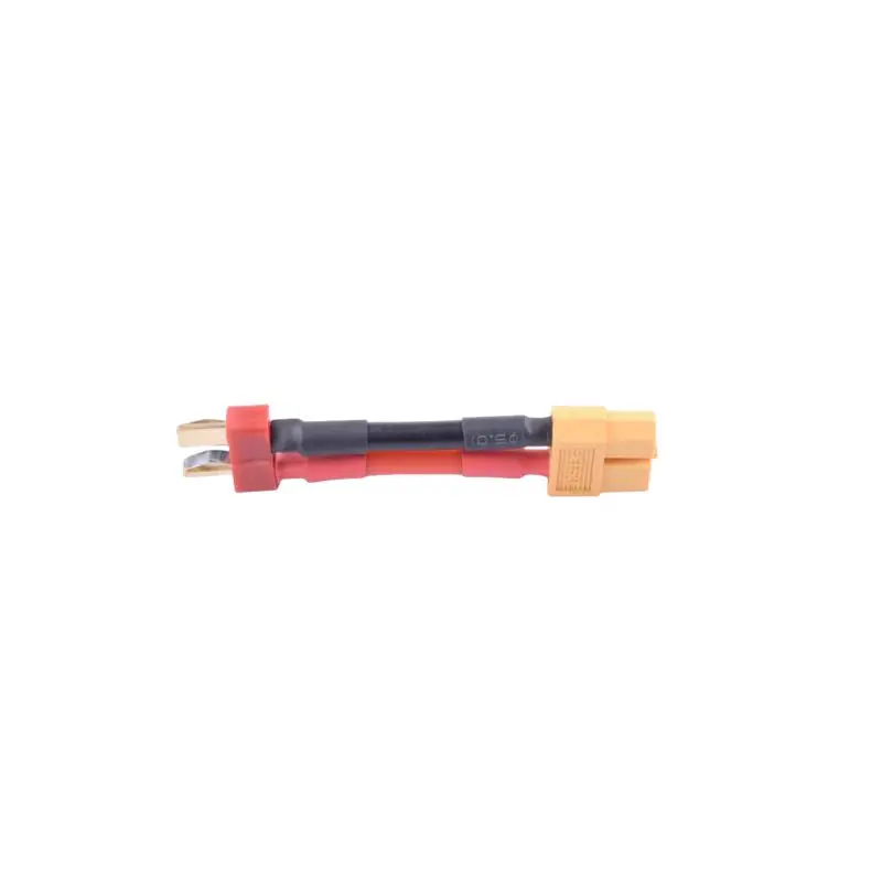 XT60 Female to Deans T-Plug Male Connector Lead Adaptor Wire Cable 14AWG 40mm RC LiPo 2 Pack