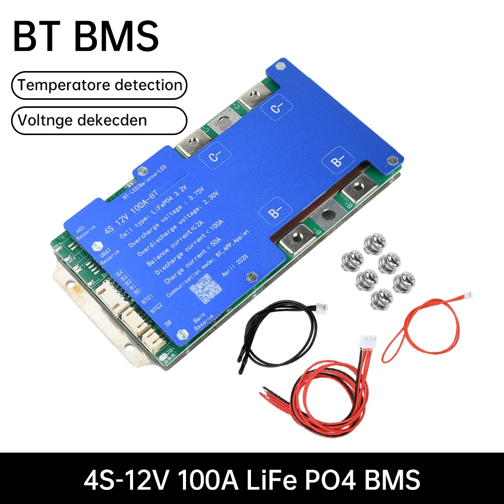 

Lithium Battery Protection Board Bluetooth Board Smart Bluetooth BMS APP Adjustable Parameter Balance Protection Board
