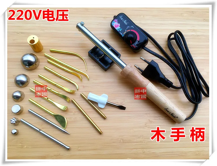 

17 different heads 220V/110V Flower iron master set Multifunctional Handmade flower tool patchwork flower making tool