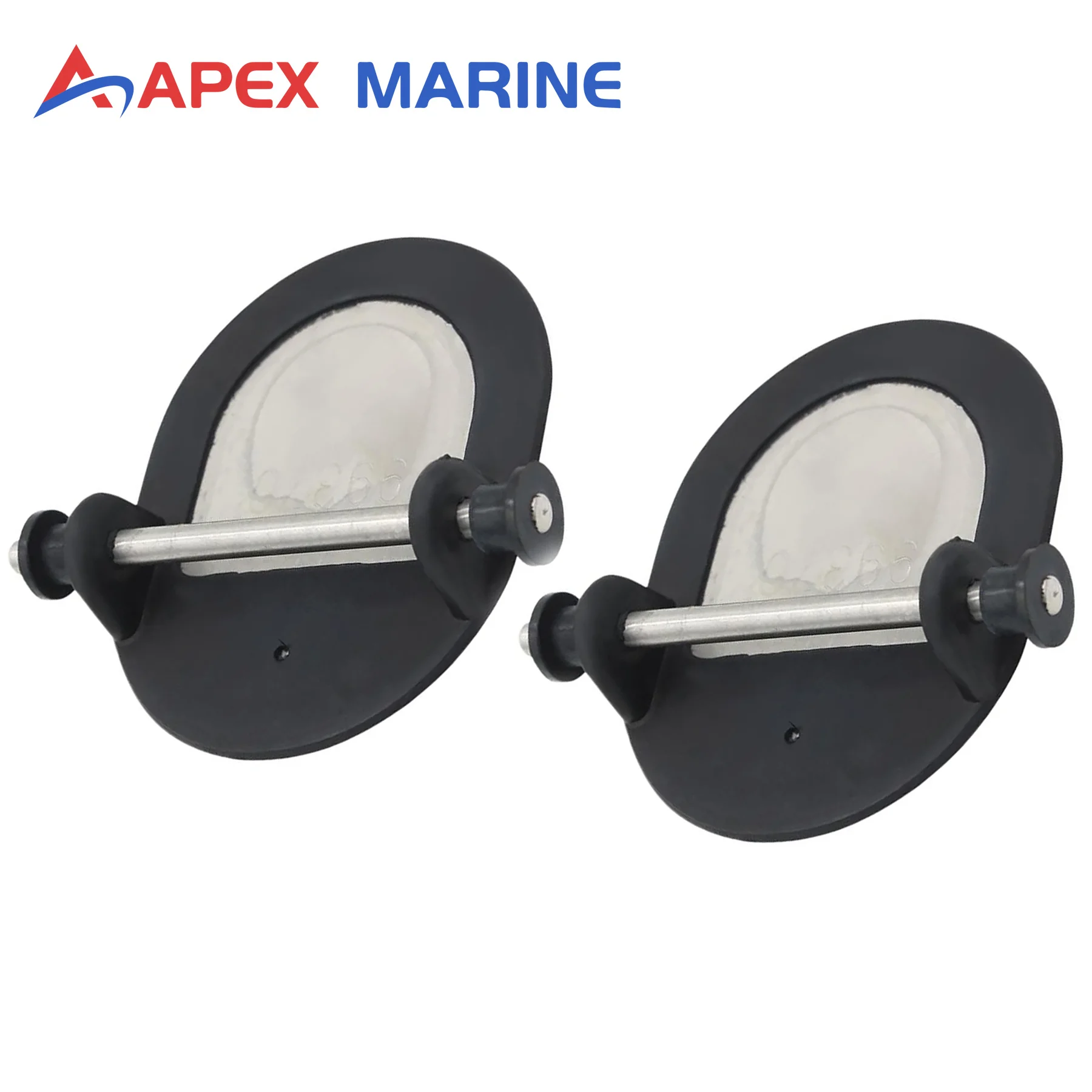 2 Sets Exhaust Water Shutter Kit Fits for Mercruiser V6 V8 4.3 5.0 5.7 L Stern Drive Engines 99370A2 18-2733 Exhaust System