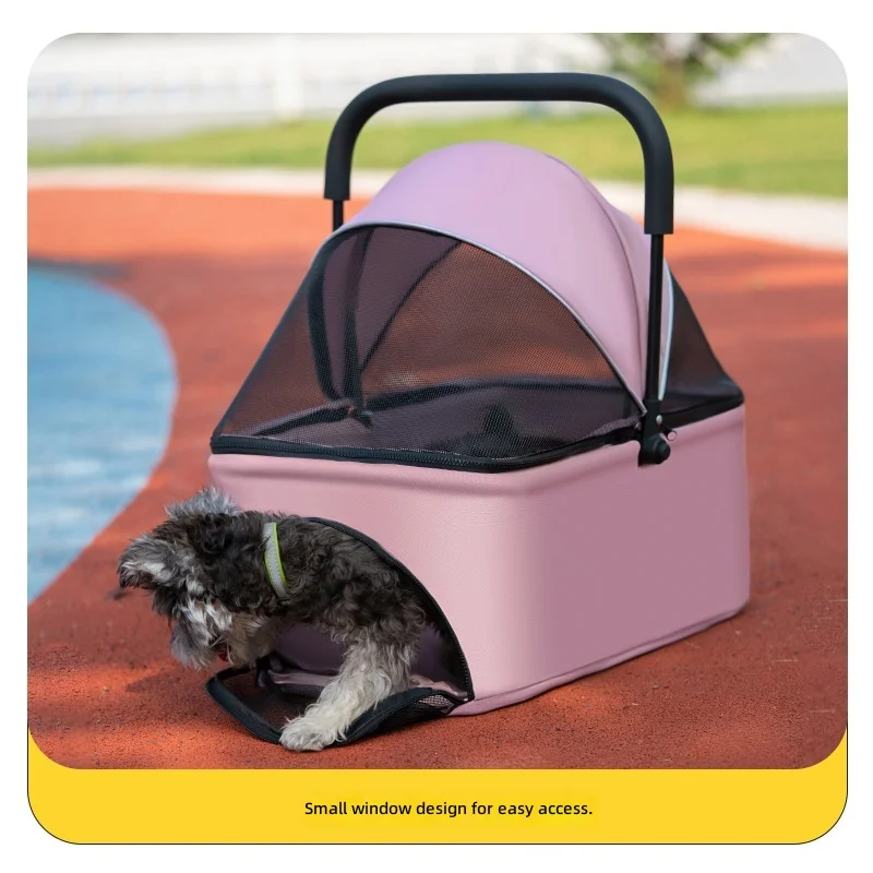 Lightweight Pet Carrier, Cat Dog Basket Bag, Foldable Cage, Air Case, Portable Car Travel, Small Animal Supplies view 4