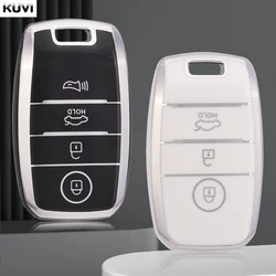 3/4 Buttons TPU Shell For KIA Rio Rio5 Sportage Ceed Cerato K3 KX3 K4 K5 Sorento Optima Picanto Car Remote Smart Key Case Cover