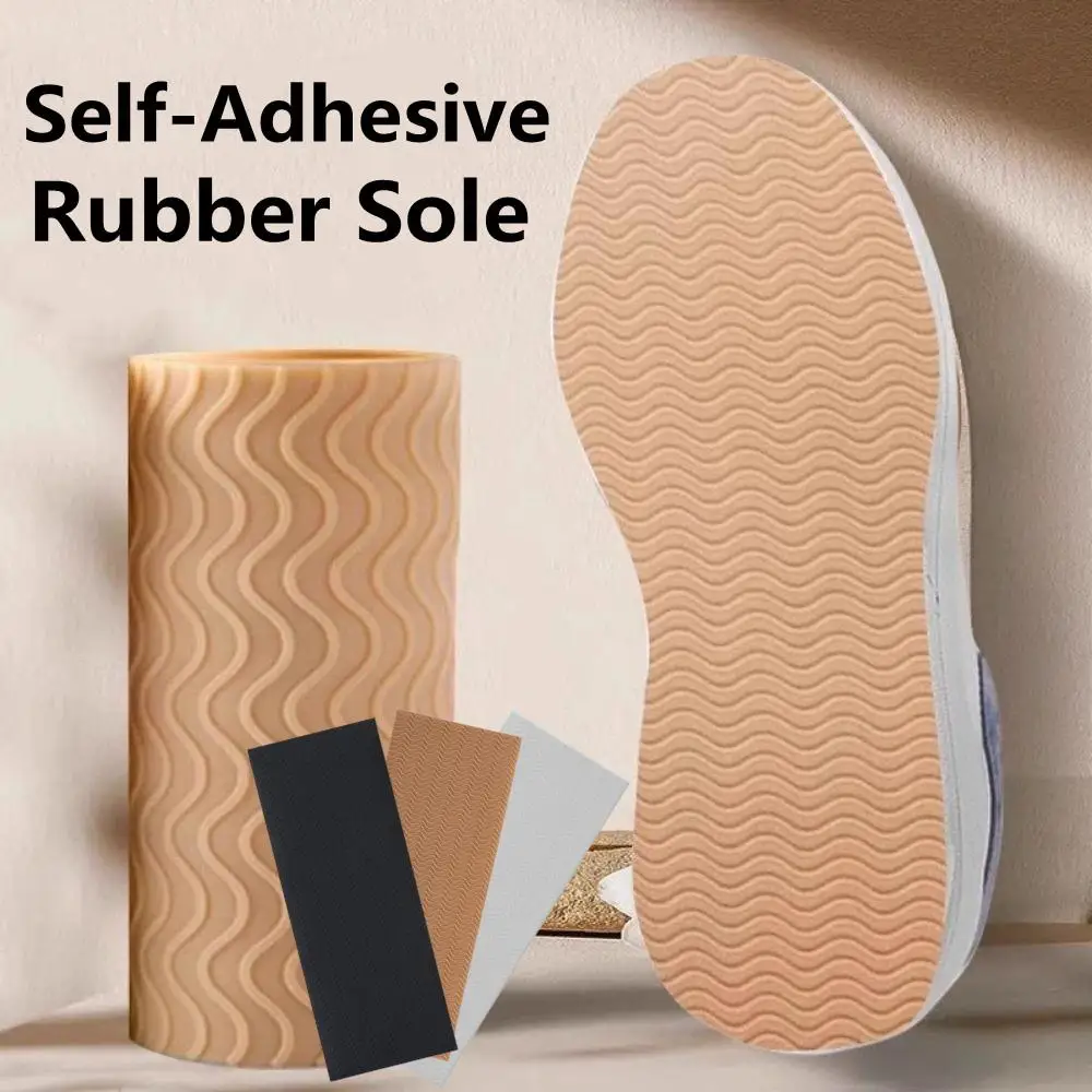 

1 Pair Wear-Resistant Non-Slip Shoe Soles Stickers DIY Self-Adhesive Rubber Sole Protection Stickers For Sneaker High Heels Pads