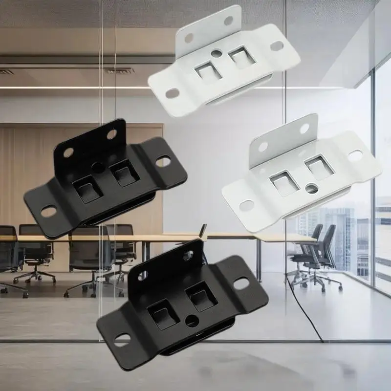 △ 4Pcs Home Renovation DIY Tool Accessories Fixed Fastener 2-In-1 Insert Furniture Laminate L-Shaped 90 Degree Connector