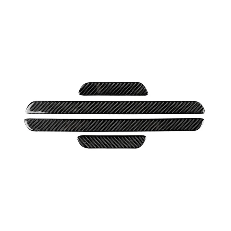 Carbon Fiber For Audi A3 2024-2014 Hatchback Sedan Door Sill Scuff Plate Welcome Pedal Car Styling Auto Accessories