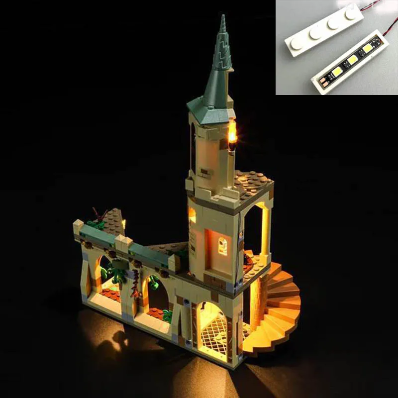 USB Lights Compatible with Lego 76401 Hogwarts Courtyard: Sirius’s Rescue -（Not include Lego Bricks)