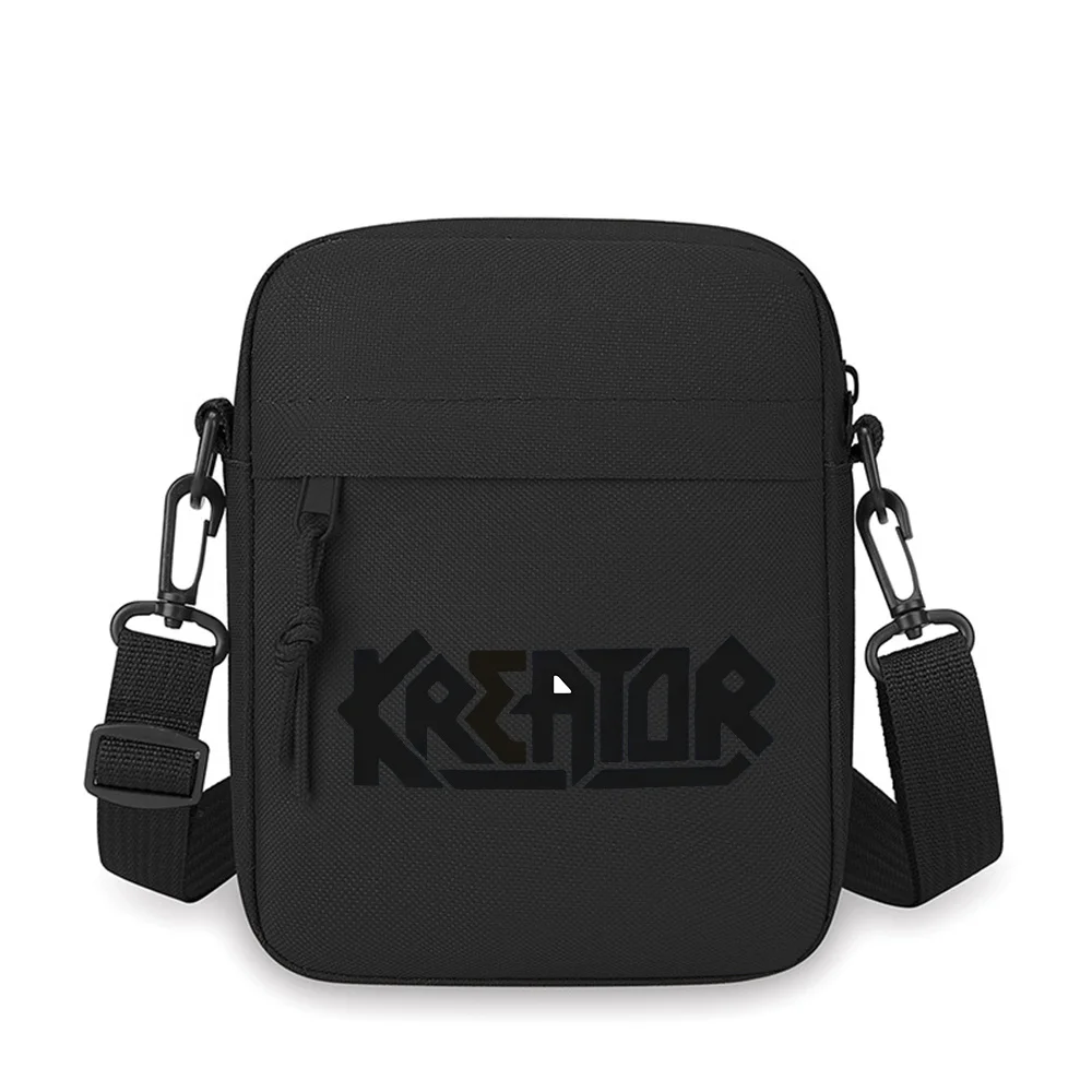 

Kreator band metal music Men Crossbody Bag Single Shoulder Women Cartoon Anime Film Printing Design Unisex