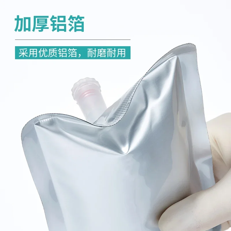 10pcs Aluminum foil gas sampling bag sampling collection bag gas bag single and double valve 0.1-0.5ml 1-15L