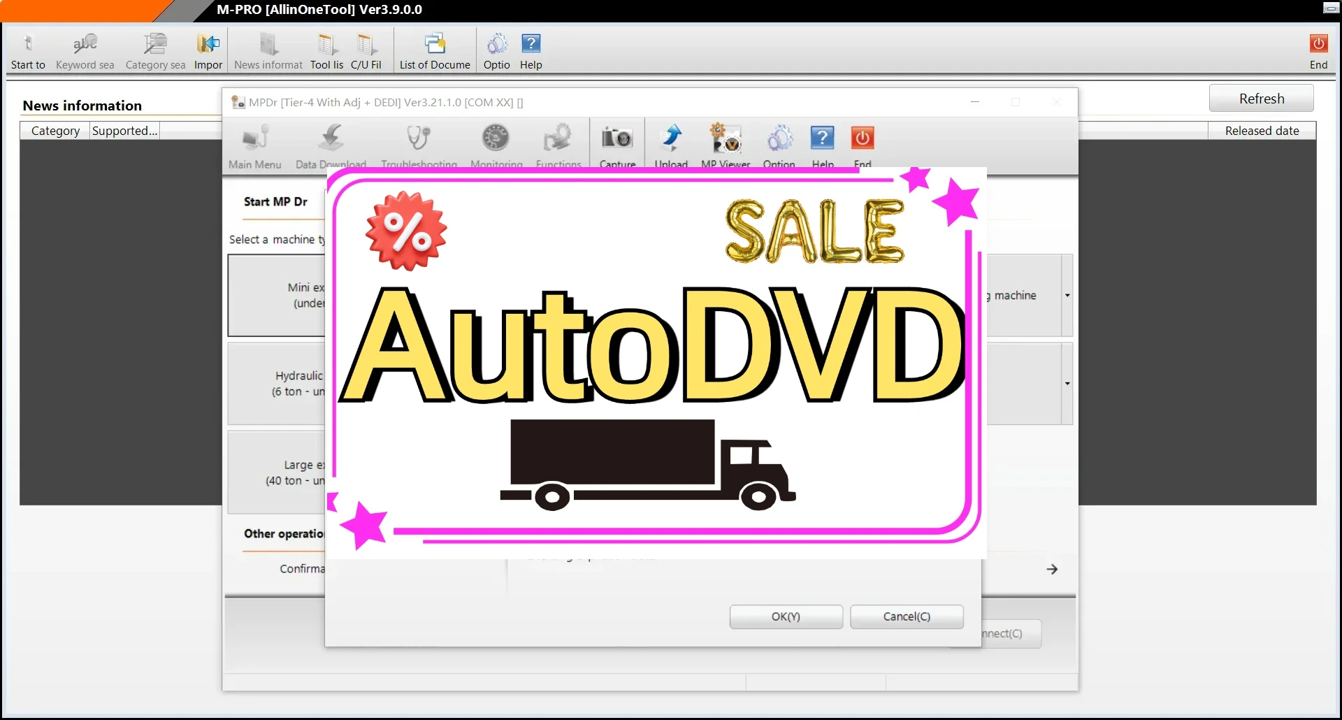 AutoDVD HITACHI M-PRO AllinOneTool V4.0 [MPDr 4.3+Security+Tier-4 with Adj+DEDI]  Never Expire+keygen