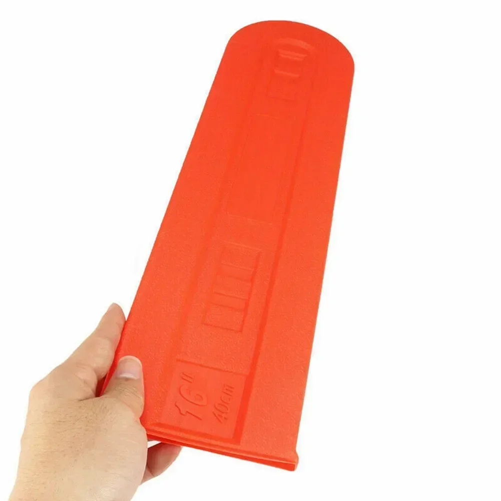 Electric Saw Chainsaw Bar Cover Beam Protection Blade Garden Orange Plastic Replacement Scabbard Guard Brand New