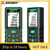 SNDWAY Laser Distance Meter Digital Range Finder 50m 70m 100m Range Finder Tape Measure Electronic Laser Level Ruler Roulette