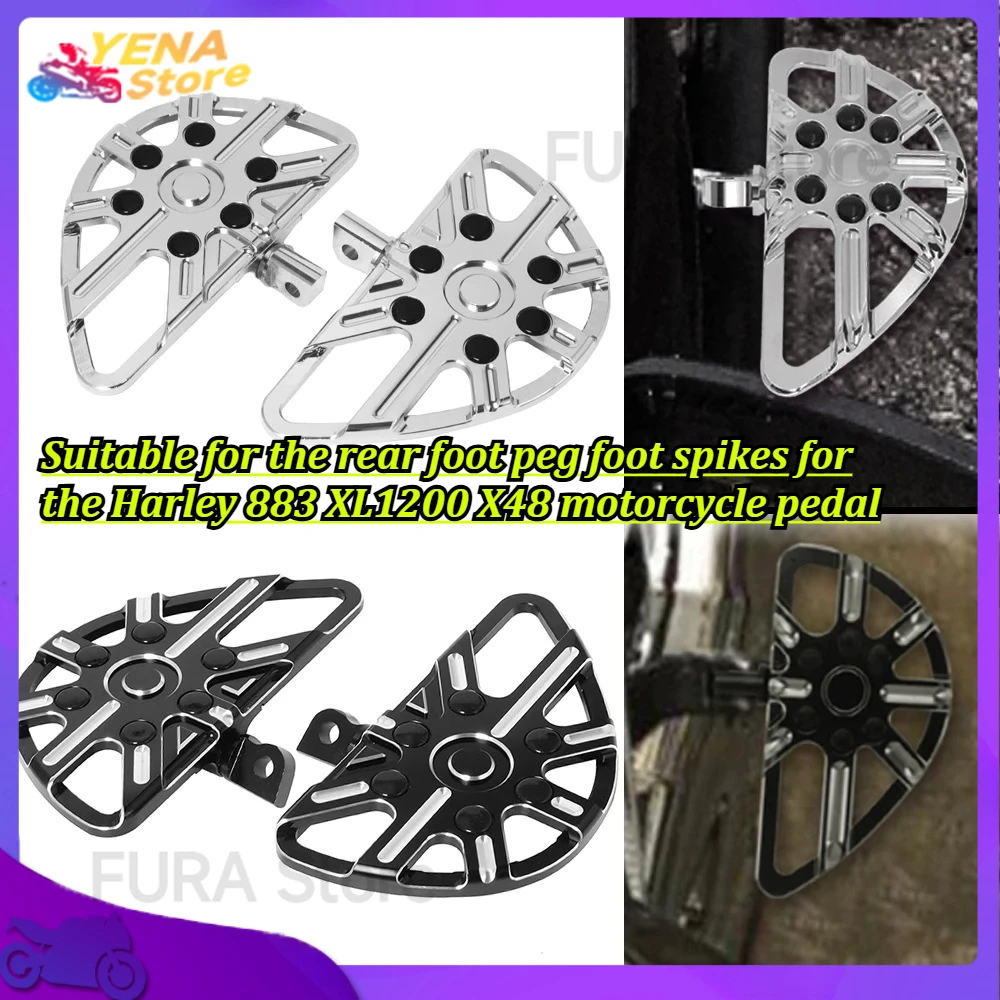 

Suitable for the rear foot peg foot spikes for the Harley 883 XL1200 X48 motorcycle pedal accessory modification parts