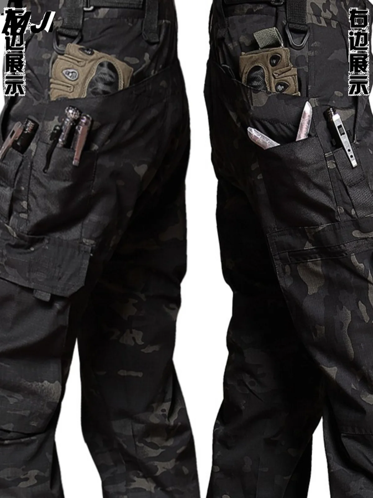 Plones Tácticos Militares para Hombre, Estilo Informal, Impermeables, con Múltiples Bolsillos, Estilo Americano, Funciona...